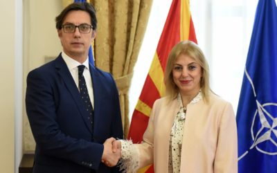 President Pendarovski receives the Ambassador of the Republic of Turkey, Tulin Erkal Kara