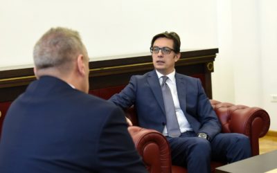 President Pendarovski receives the Czech Ambassador, Miroslav Toman