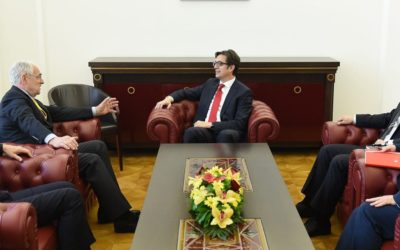 Претседателот Пендаровски го прими пратеникот во Европскиот парламент, Иво Вајгл