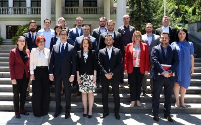 President Pendarovski at an informative meeting with working group members for contribution to the creation of the Law on Youth