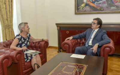 President Pendarovski meets with the Swiss Ambassador Tejada