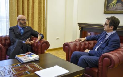 President Pendarovski receives World Bank Country Manager, Marko Mantovanelli