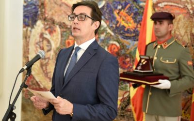 President Pendarovski decorates 8 firefighters with “Medal of Bravery” and awards “Charter of the Republic of North Macedonia” to the Territorial Firefighting Brigade of the City of Skopje