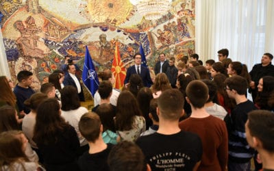 Отворен ден во Кабинетот на Претседателот на Република Северна Македонија