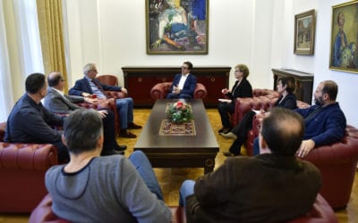 Претседателот Пендаровски прими претставници на секцијата на сниматели при ЗНМ