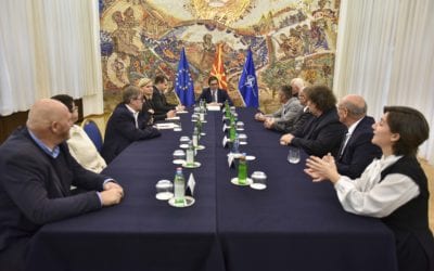 Средба на претседателот Пендаровски со претставници од Националниот совет на инвалидските организации