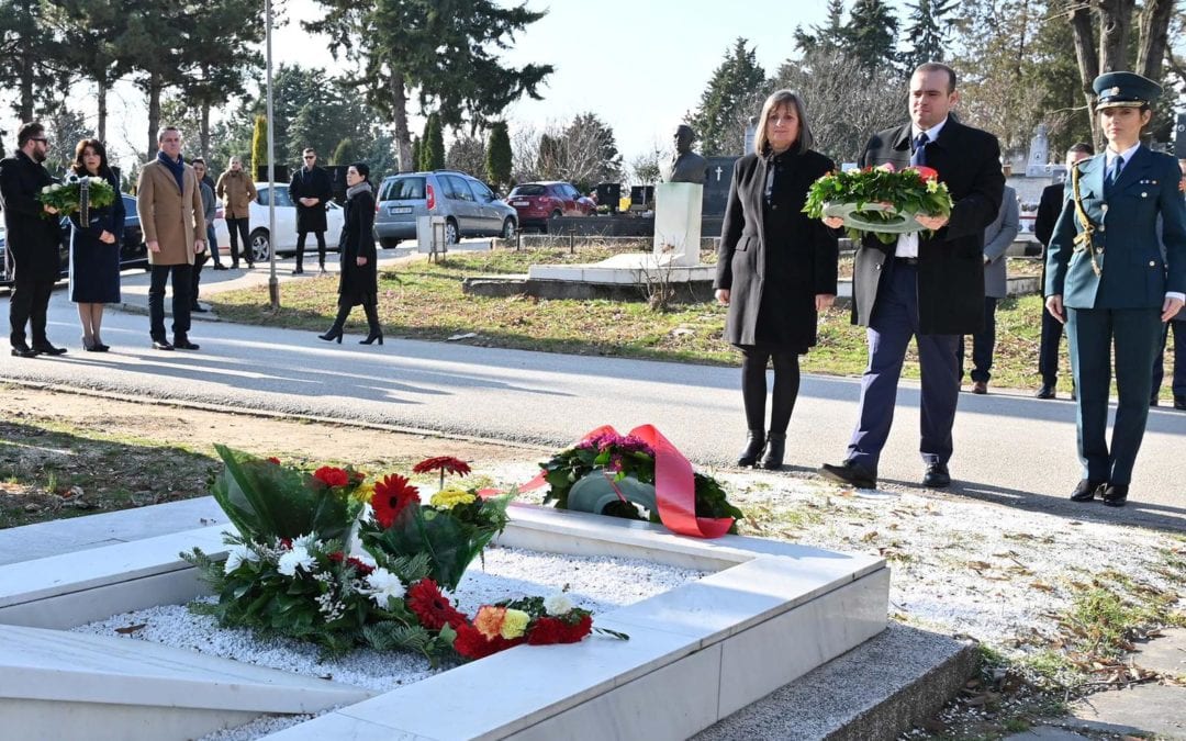 Одбележани 8 години од смртта на претседателот Глигоров