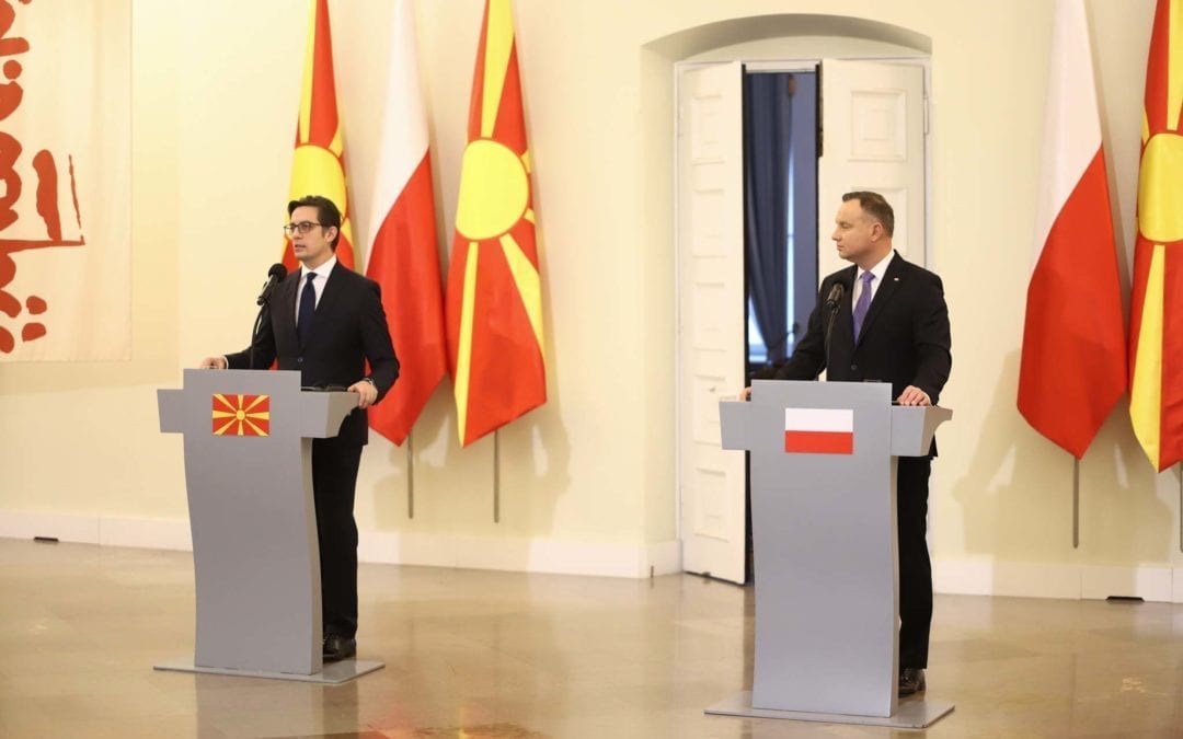 Deklaratë e presidentit Pendarovski gjatë vizitës zyrtare në Republikën e Polonisë