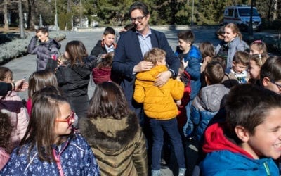Посета на ученици од основните училишта „Коле Неделковски“ и „Кузман Јосифовски-Питу“ од Скопје, во рамки на активноста Отворен Кабинет