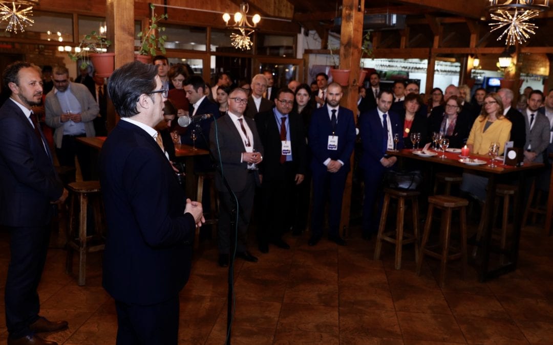 President Pendarovski addresses the informal gathering of Think Tank participants “Stimulating Strategic Autonomy – Western Balkans’ Contribution to the Common European future”