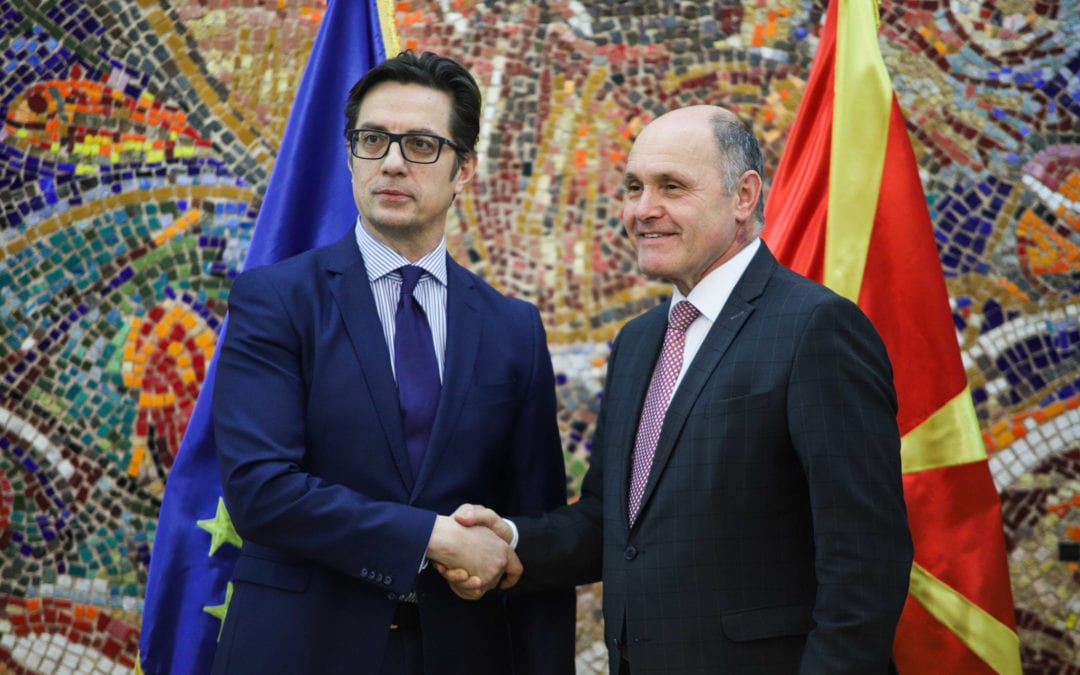 President Pendarovski meets with the President of the National Council of the Austrian Parliament, Wolfgang Sobotka
