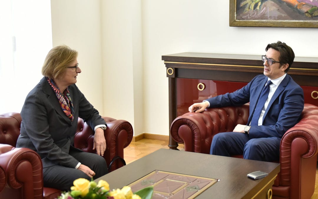 President Pendarovski meets with the German Director for SEE, Turkey and EFTA States, Susanne Schutz