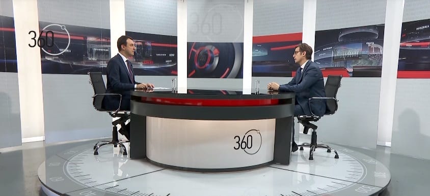 Интервју на претседателот Пендаровски за „360 степени“ на телевизија АЛСАТ-М