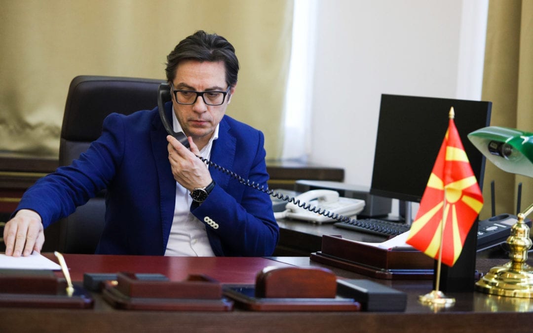 President Pendarovski has telephone call with the Italian President Mattarella