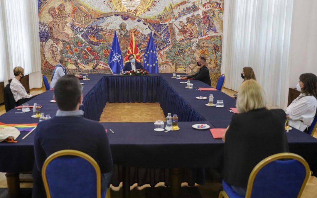 President Pendarovski meets with “Skopje Pride” organizers