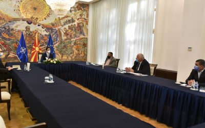 Средба на претседателот Пендаровски со претставници на Македонската горанска заедница