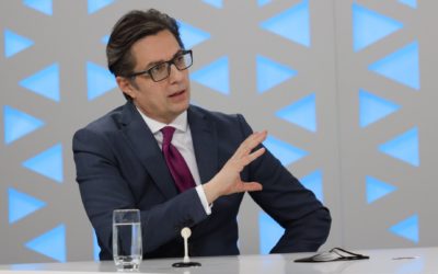 Interview of President Stevo Pendarovski for “24 Open” on Television 24