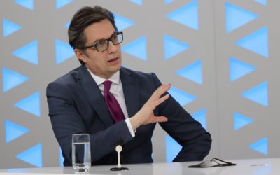 Intervista e Presidentit Stevo Pendarovski për “24 Otvoreno” në Televizionin 24