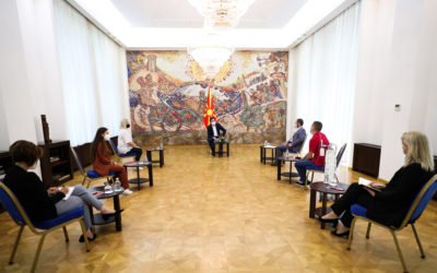 Средба на претседателот Пендаровски со претставници на здружението Асоцијација за Цистична Фиброза
