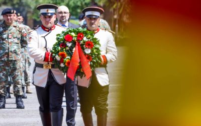 Delegations from the President’s Cabinet pay tribute to the eight army reservists killed at Ljubotenski bacila