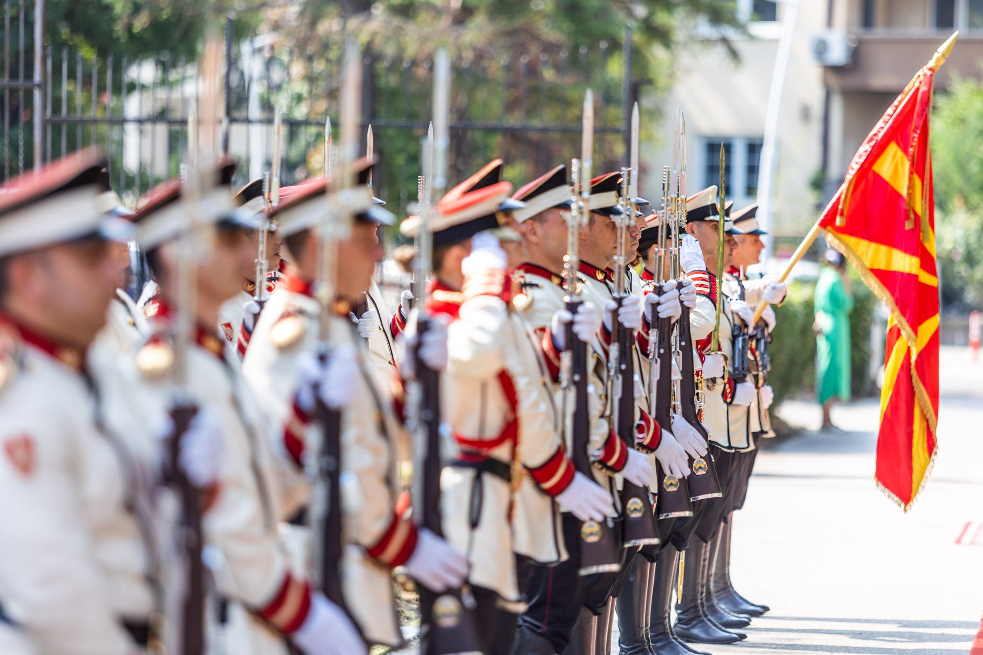 Address And Decorations Awarded By President Pendarovski On Occasion Of 18  August- The Day Of The Army