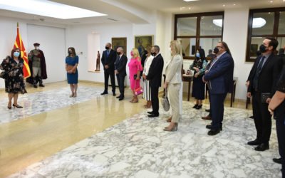 Independence Day celebration starts with the exhibition “Artistic Flares” in the Cabinet of the President