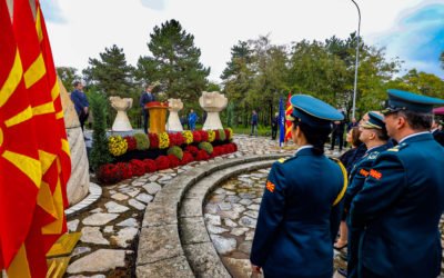 President Pendarovski addresses the celebration of October 11, the Day of the People’s Uprising in Prilep