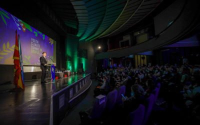 President Pendarovski addresses the Youth Climate Change Summit in Skopje