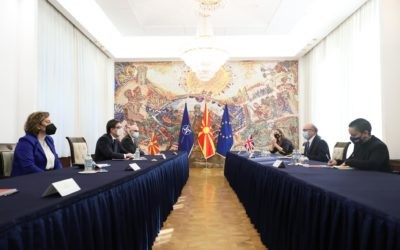 Takimi me sër Stjuart Piç, përfaqësuesin special të Mbretërisë së Bashkuar për Ballkanin Perëndimor