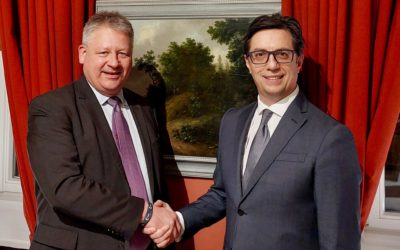 President Pendarovski meets with Bruno Kahl, Director of BND