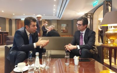 President Pendarovski meets with the Bulgarian Prime Minister Petkov