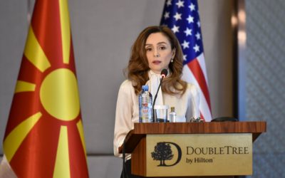 Обраќање на сопругата на претседателот, Елизабета Ѓоргиевска на Конференцијата „Од марш за работнички права до дигитална економија“