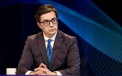 Intervistë e Presidentit Pendarovski në TV Telma në emisionin “Top Tema”