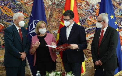 Средба на претседателот Пендаровски со претставници на Сојузот на здруженија на пензионери на Македонија