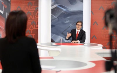Intervistë e Presidentit Pendarovski në emisionin “Rruga drejt” në Alsat-M