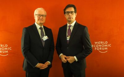 Meetings of President Pendarovski in Davos