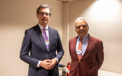 President Pendarovski meets with Kishor Mahbubani