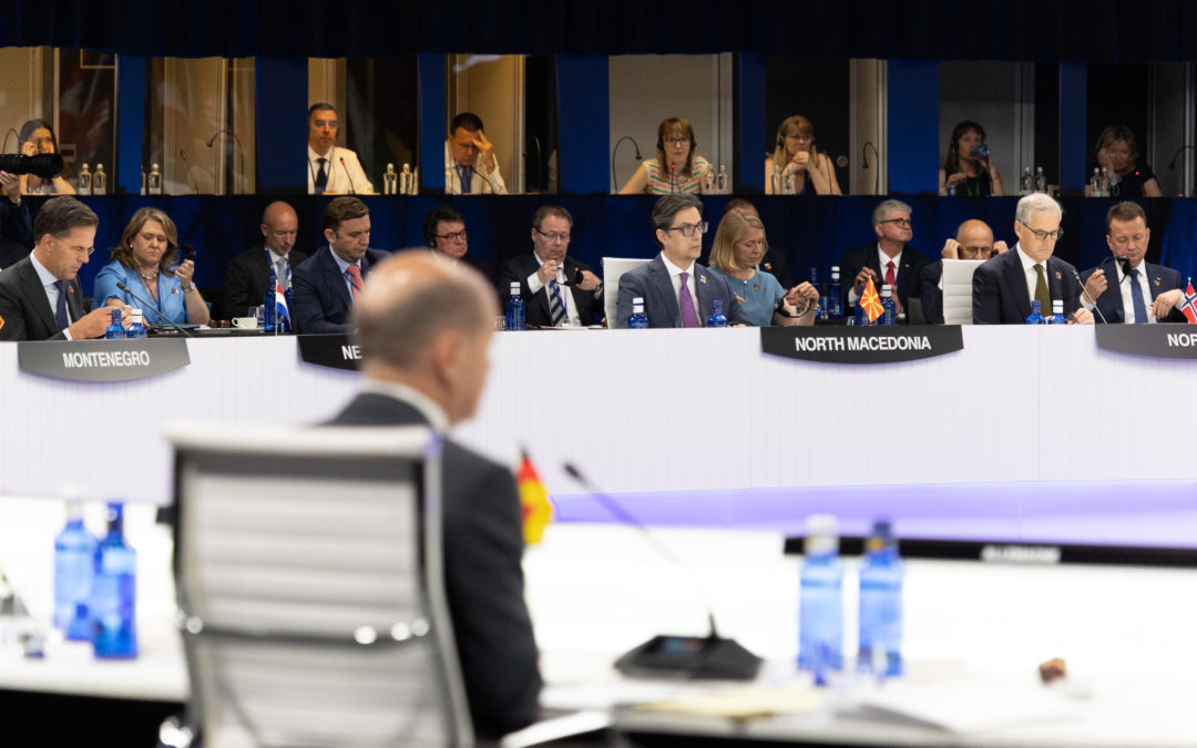President Pendarovski participates in the North Atlantic Council meeting at the Madrid Summit