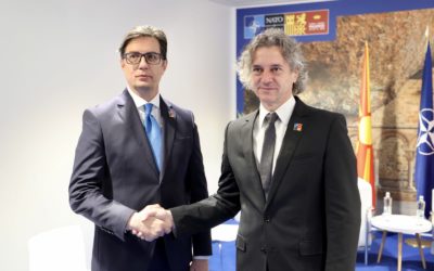 President Pendarovski meets with the Slovenian Prime Minister Golob