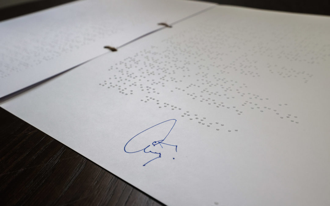 Presidenti Stevo Pendarovski, u dërgoi letër në alfabetin e Brajit pjesëmarrësve në Kampionatin botëror ekipor për shah për të verbërit dhe personat me shikim të dëmtuar