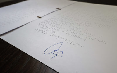 Претседателот Пендаровски упати писмо на Брајова азбука до учесниците на Светското екипно првенство во шах за слепи и визуелно хендикепирани лица