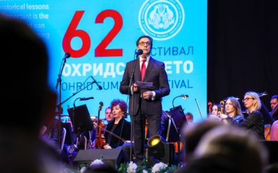 Address by President Pendarovski at the opening of the “Ohrid Summer Festival”