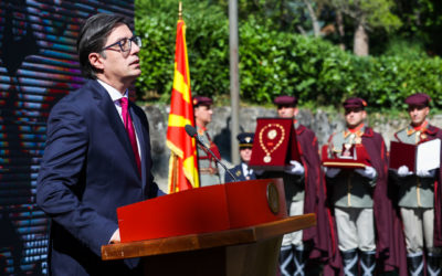 Awarding of the Order of the Republic of North Macedonia, the Order of Military Merit and the Medal for Courage on the occasion of August 2, Ilinden – Day of the Republic