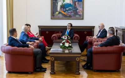 Meeting with the newly appointed ambassadors of the Republic of North Macedonia before assuming office