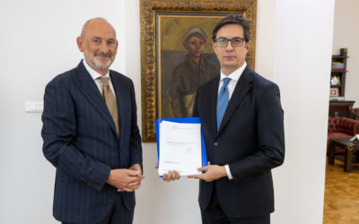 President Pendarovski receives the EC Report on the progress of the Republic of North Macedonia for 2022