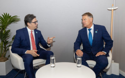 President Pendarovski meets with the Romanian President Klaus Iohannis