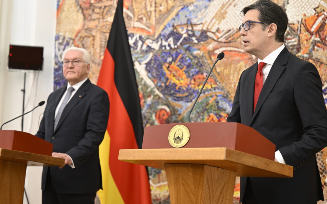 Pendarovski-Shtajnmajer: Gjermania do të vazhdojë të jetë partneri ynë kryesor politik dhe ekonomik