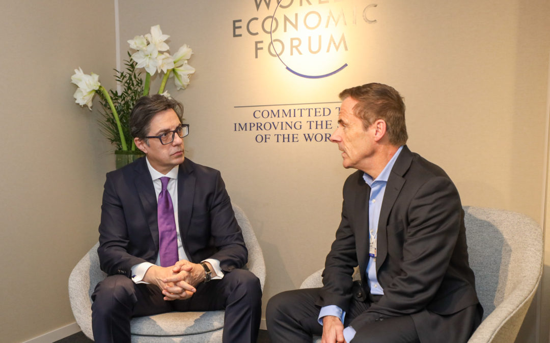 Takimi i Presidentit Pendarovski me Liam Kondon, drejtorin ekzekutiv të “Xhonson Meti”