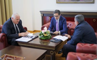 Средба на претседателот Пендаровски со претставници на Македонската горанска заедница