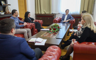 President Pendarovski meets with representatives of civil society organizations in the Council for Cooperation between the Government and Civil Society